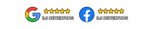 Icon Google und Facebook Bewertungen